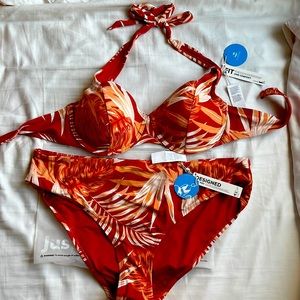 CUPSHE Bikini L Top XL Bottom